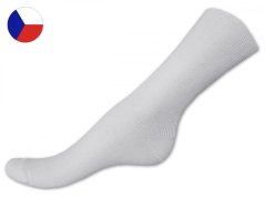 Zdravotní ponožky 43/45 Bílé