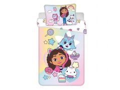 Dětské povlečení do postýlky 100x135, 40x60 Gabbys Dollhouse Sugar dream