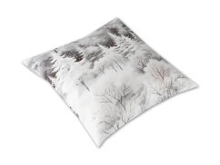 Luxusní saténový povlak na polštář 40x40 GEON Zimní pohádka lesa