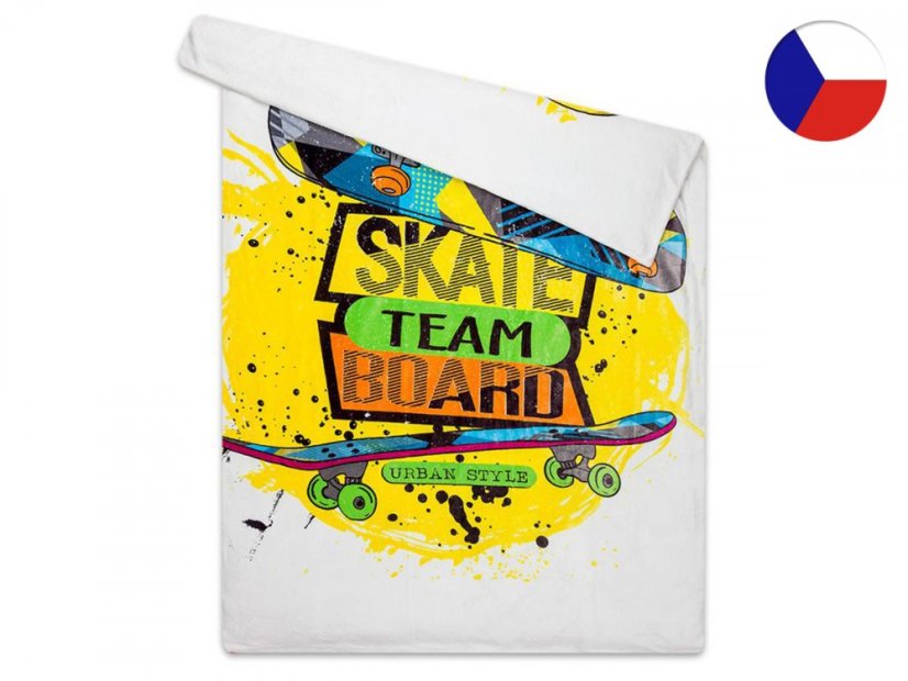 Luxusní mikroplyšové povlečení 140x200, 70x90 Skate