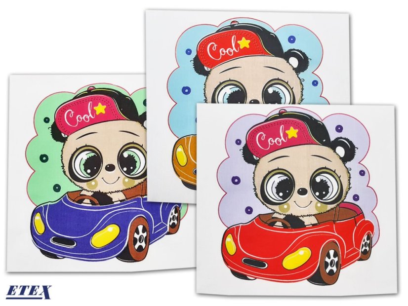 Dětské kapesníky látkové Méďa 6ks