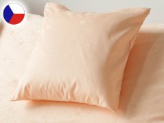 Damaškový povlak na polštář 40x40 BOHEMA Velké květy meruňkové