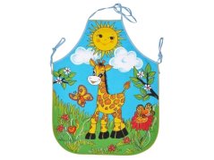 Dětská bavlněná zástěra Žirafy