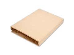 Jersey prostěradlo na vysokou matraci 80x200 EXTRA Světle béžové