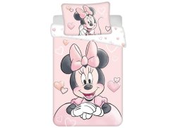 Dětské povlečení do postýlky 100x135, 40x60 Minnie Powder pink