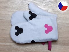 Dětská chňapka do kuchyně Minnie purpur 1ks 