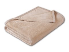 Luxusní dětská deka mikroplyš 100x150 Béžová 400g