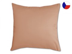 Jednobarevné povlečení bavlněné na zip 2x 70x90, 240x220 EXCLUSIVE béžové