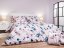 Krepové povlečení KOMFORT Bloom elegance pudrová 70x90, 140x200
