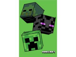 Dětská deka fleecová 100x150 Minecraft The Mobs 180g