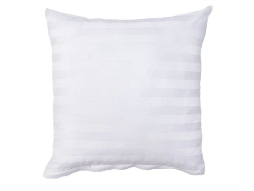 Hotelový povlak na polštář 40x40 Atlas grádl bílý proužek 2 cm