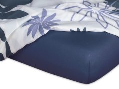 Jersey prostěradlo 200x200x20 EXCLUSIVE švestka
