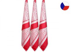 Kuchyňské utěrky EXTRA Ornamenty červené 3ks