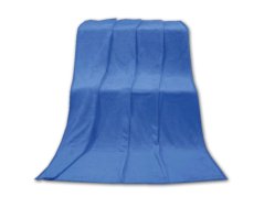 Luxusní deka mikroplyš 200x230 Modrá 400g