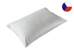 Damaškový povlak na polštář 40x60 EXCELLENT CARMINE Pruhy světlá šedá