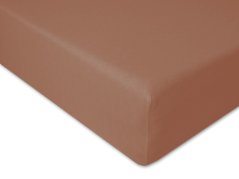 Dětské jersey prostěradlo do postýlky 70x140 EXTRA Kávové