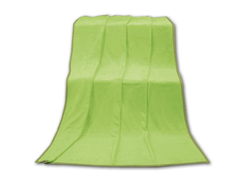 Luxusní deka mikroplyš 150x200 Světle zelená 400g