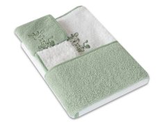 Dětská dárková sada Žirafka zeleno/bílá