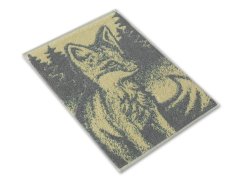 Malý kuchyňský ručník 35x50 ZARA 450g Liška žlutošedá
