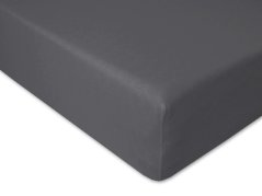 Dětské jersey prostěradlo do postýlky 70x140 EXTRA Tmavě šedé