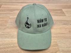 Rybářská čepice - kšiltovka Mám to na háku khaki