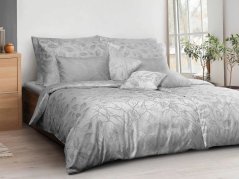 Damaškové povlečení EXCELLENT 140x200, 70x90 DIAMANT Poezie podzimu šedá