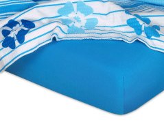 Jersey prostěradlo 80x220 EXCLUSIVE denim 