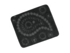 Předložka na WC 60x50 Kašmír antracit - bez výkroje