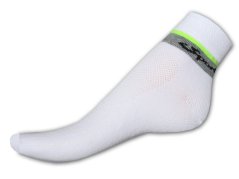 Nízké ponožky LYCRA 43/45 Bílé sport II.