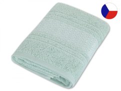 Luxusní froté ručník 50x100 Mozaika mint 550g
