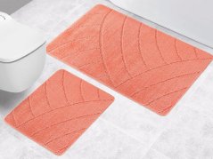 Koupelnové předložky set 2 ks Oblouky losos