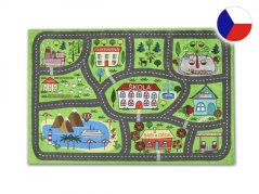 Koberec do dětského pokoje 100x150 Autíčková dráha