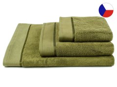 Froté ručník z mikrobavlny STAR 450g olivový 50x100