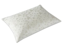 Damaškový povlak na polštář 50x70 GALA Bylinkový ráj šedozelený