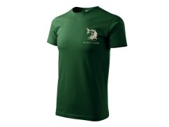 Tričko pro rybáře s výšivkou zelené - XL Sumec