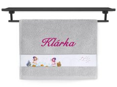 Dětský ručník se jménem NA PŘÁNÍ 30x50 Víly jemná ocel