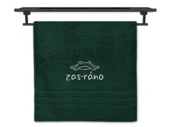 Osuška Zas ráno žabák tmavě zelená