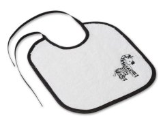 Dětský bryndák LOTA 25x25 Zebra bílá/černá 350g 