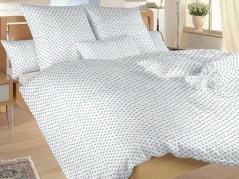 Francouzské povlečení krepové KOMFORT Malé růže modré 2x 70x90, 200x200