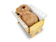 Můj první medvídek v kolébce - medová postýlka