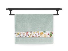 Malý ručník 30x50 RUJANA 400g Tradice českých vánoc zelenošedý