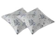 Povlak na polštář 40x40 damašek EXCELLENT GEON Vesnička v zimě šedá