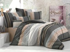 Povlečení bavlna EXCLUSIVE Sorento beige 70x90, 140x200