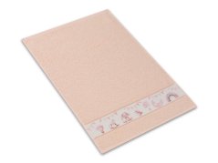 Dětský ručník RUJANA 30x50 Pohádkové dobrodružství světlá lososová 400g