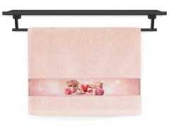 Malý ručník 30x50 RUJANA 400g Pohlazení lososová