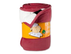 Prošívaná deka Ovečka 590g starorůžová/bílá 150x200