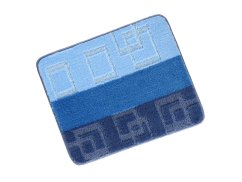 Předložka na WC 60x50 Kostky modré - bez výkroje
