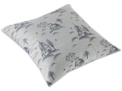 Povlak na polštář 40x40 damašek EXCELLENT GEON Vesnička v zimě šedá