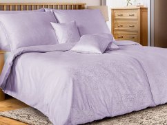 Damaškové povlečení EXCELLENT 140x200, 70x90 GEON Tulipánová linie lila