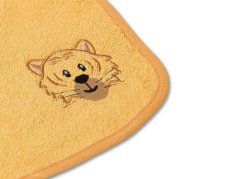 Dětský bryndák LOTA 25x25 Tygřík žlutá/žlutá 350g 